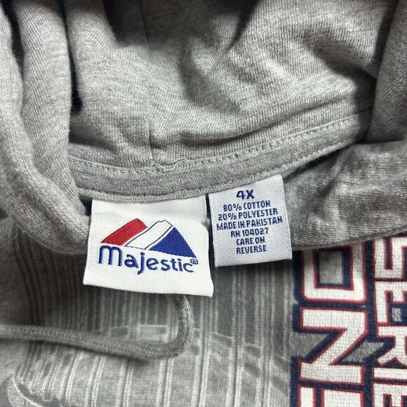 VTG Boston Red Sox 2004 World Series Champions Hoodie Men’s 4XL Majestic MLB Y2K - Picture 7 of 10